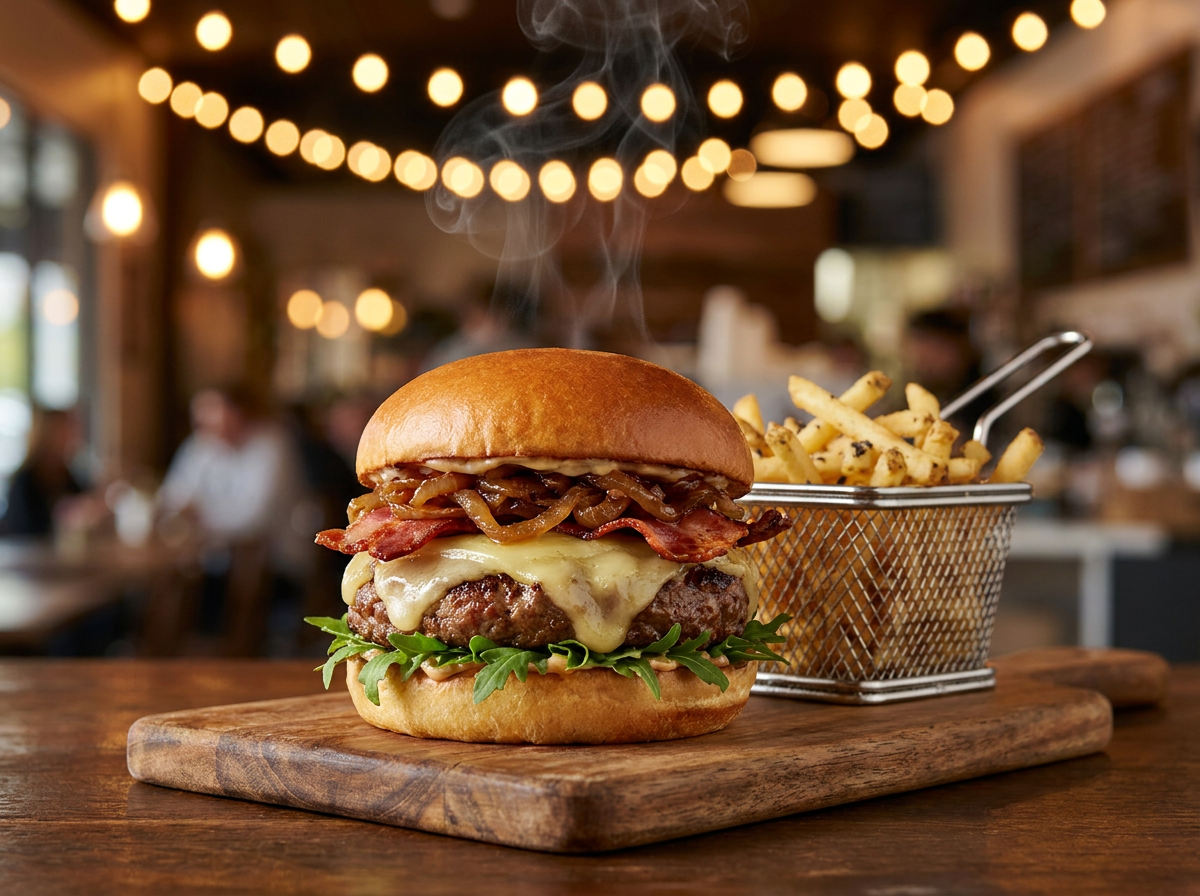 Food ad frame