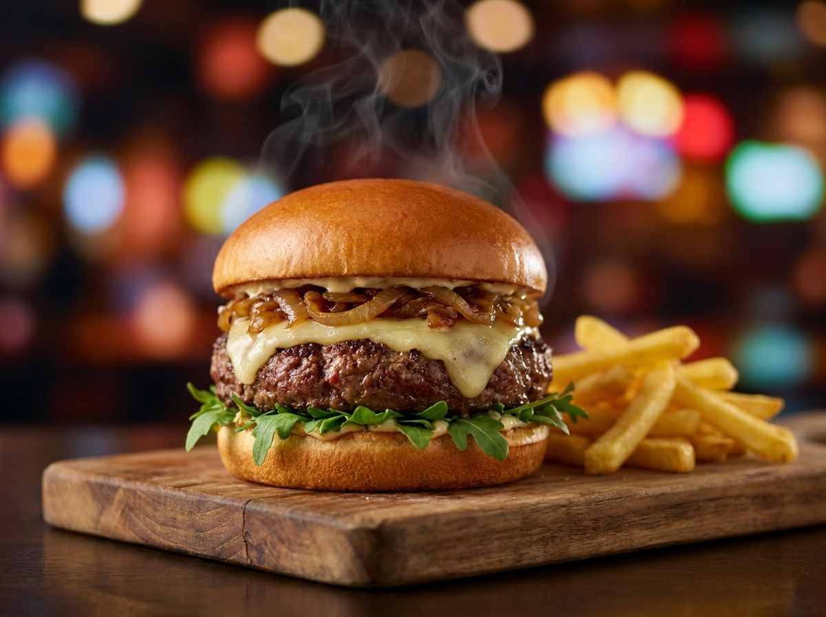 Food ad frame