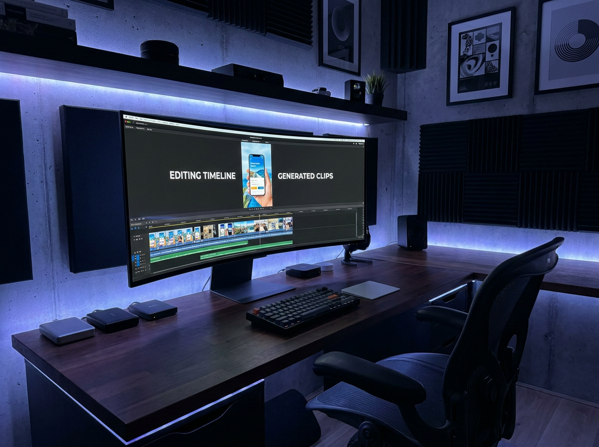 Video ad creation studio