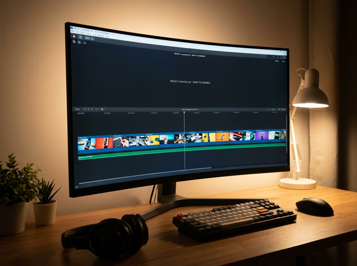 Generated clips timeline