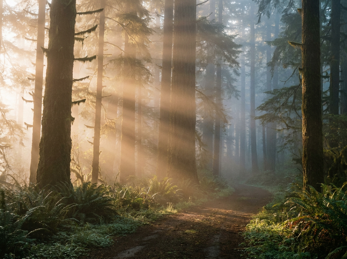 Nature cinematic frame