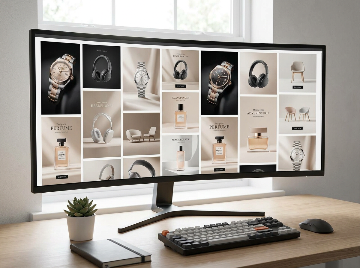 Ad creative image set