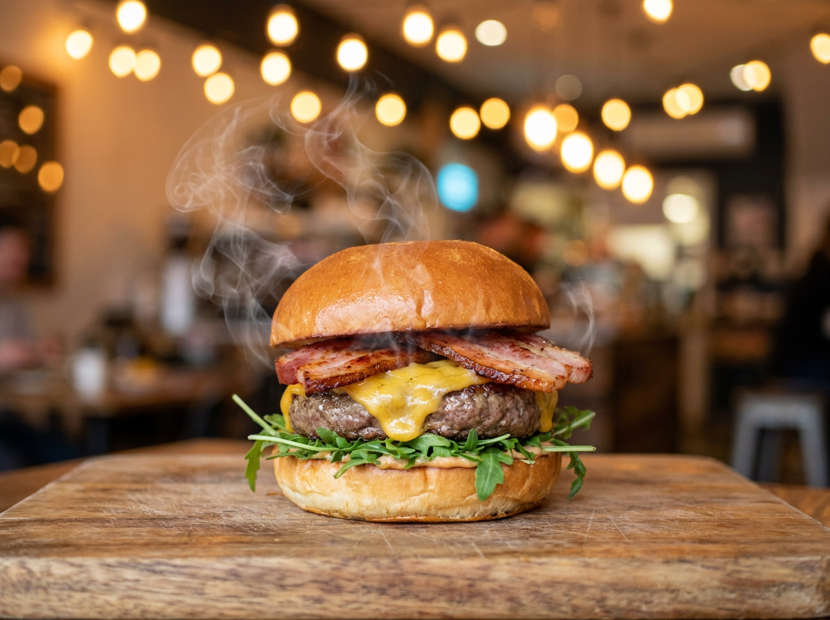 Food ad frame