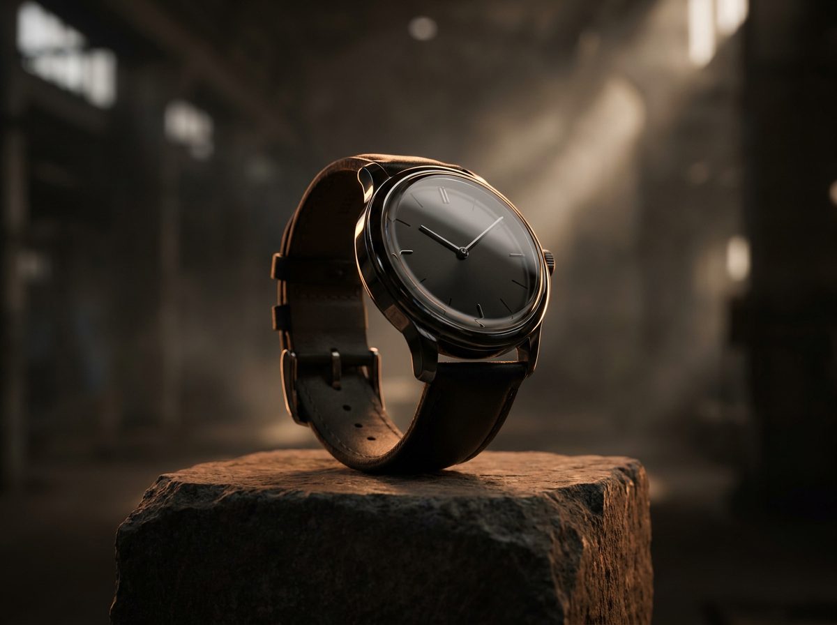 Cinematic product reveal frame