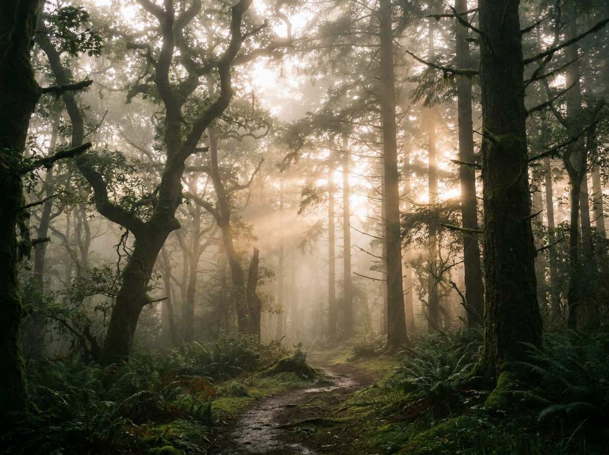 Nature cinematic frame