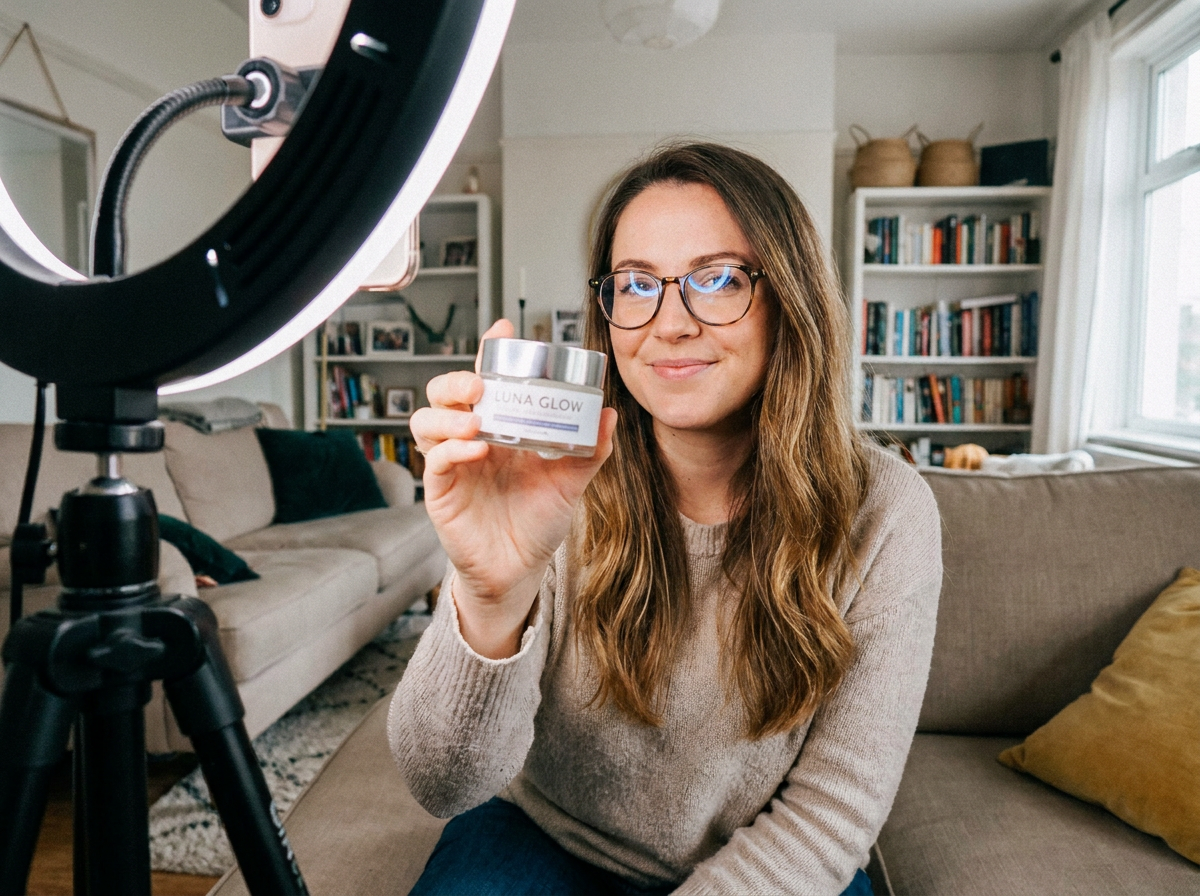 Creator-style product ad