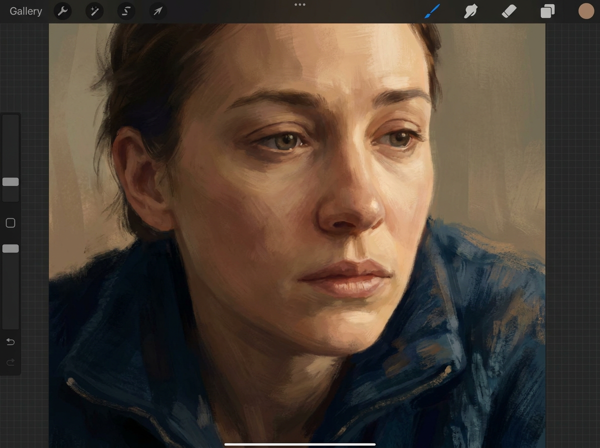 Portrait illustration sample