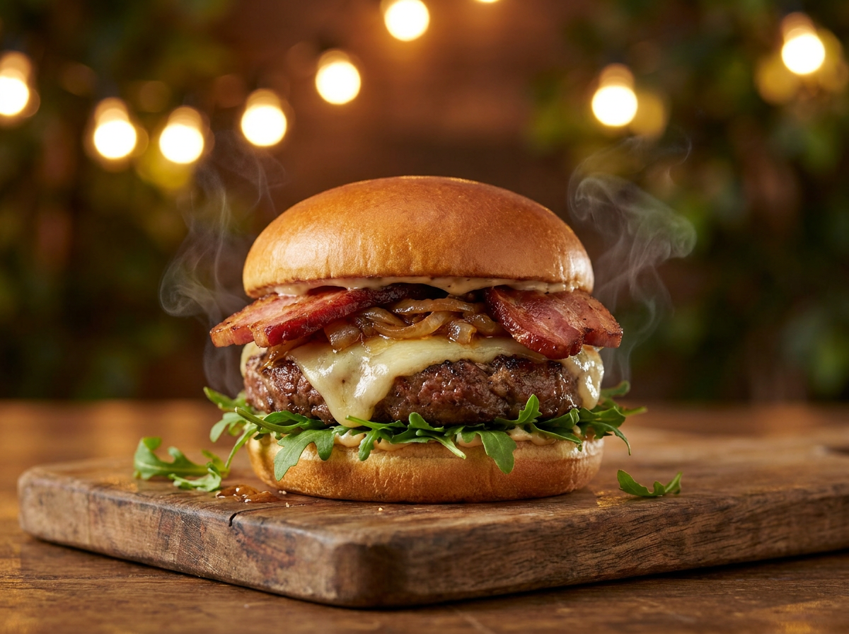 Food ad frame