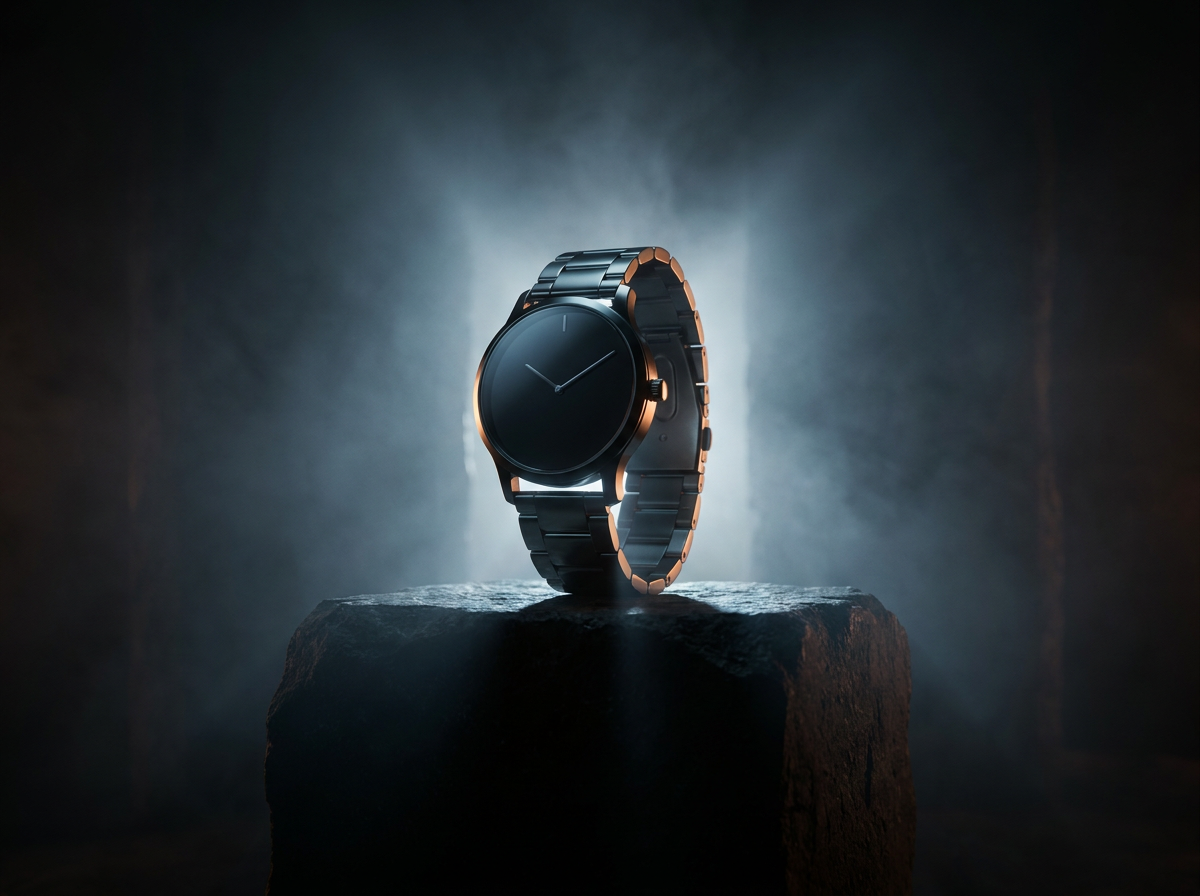 Cinematic product reveal frame