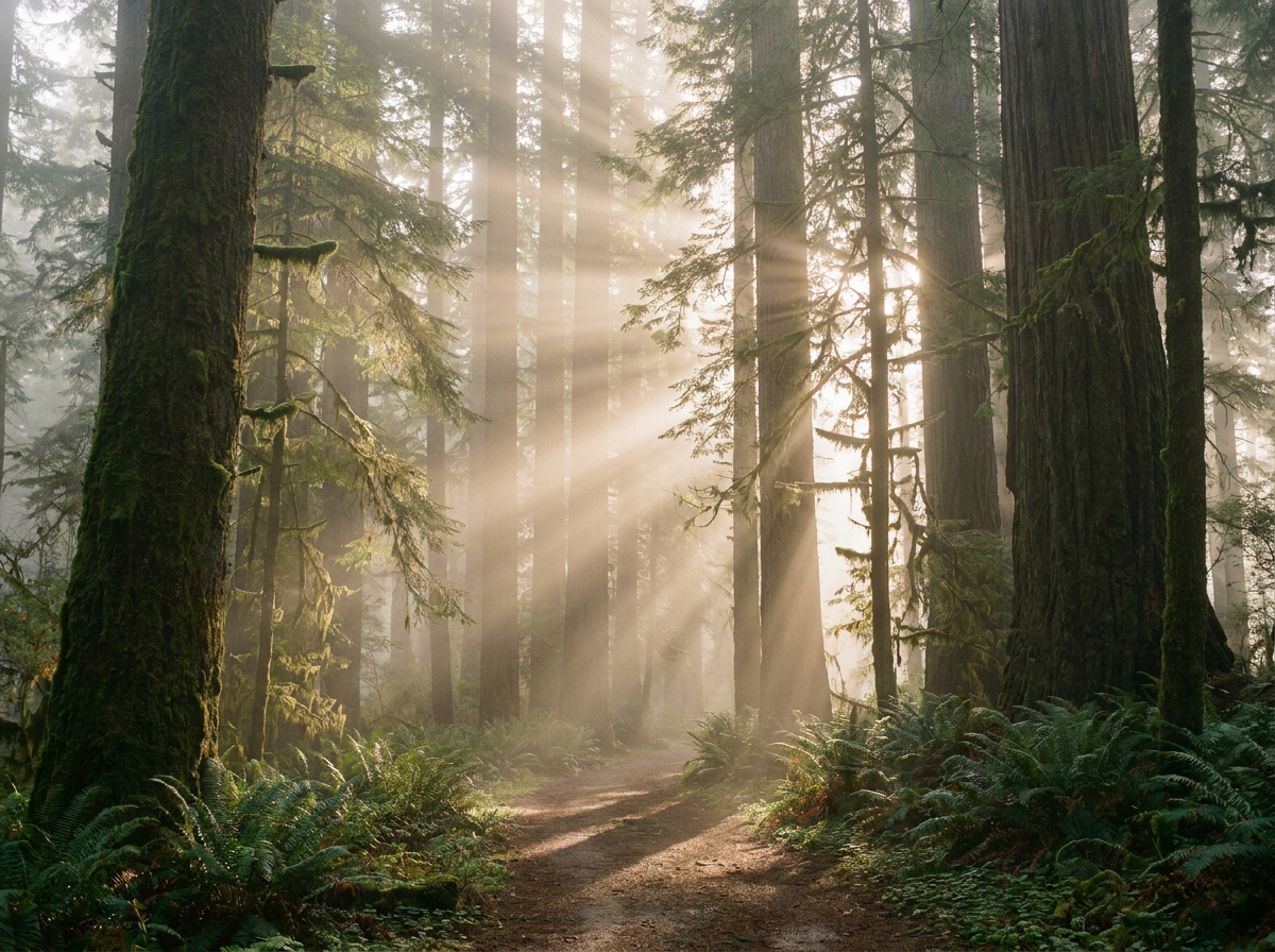 Nature cinematic frame