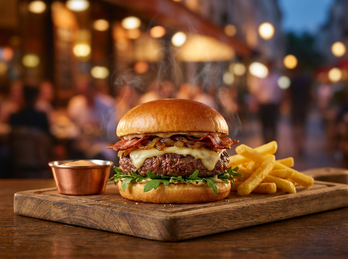 Food ad frame