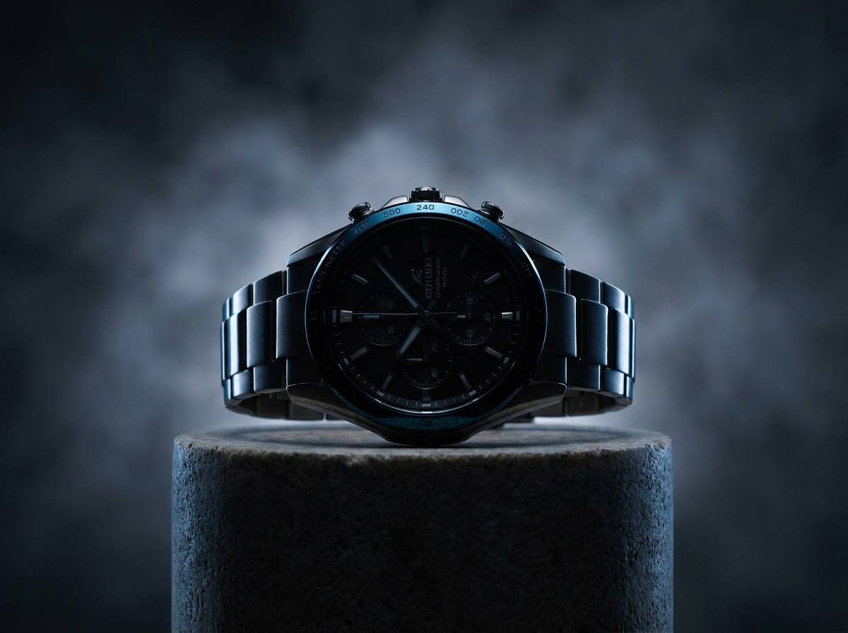 Cinematic product reveal frame