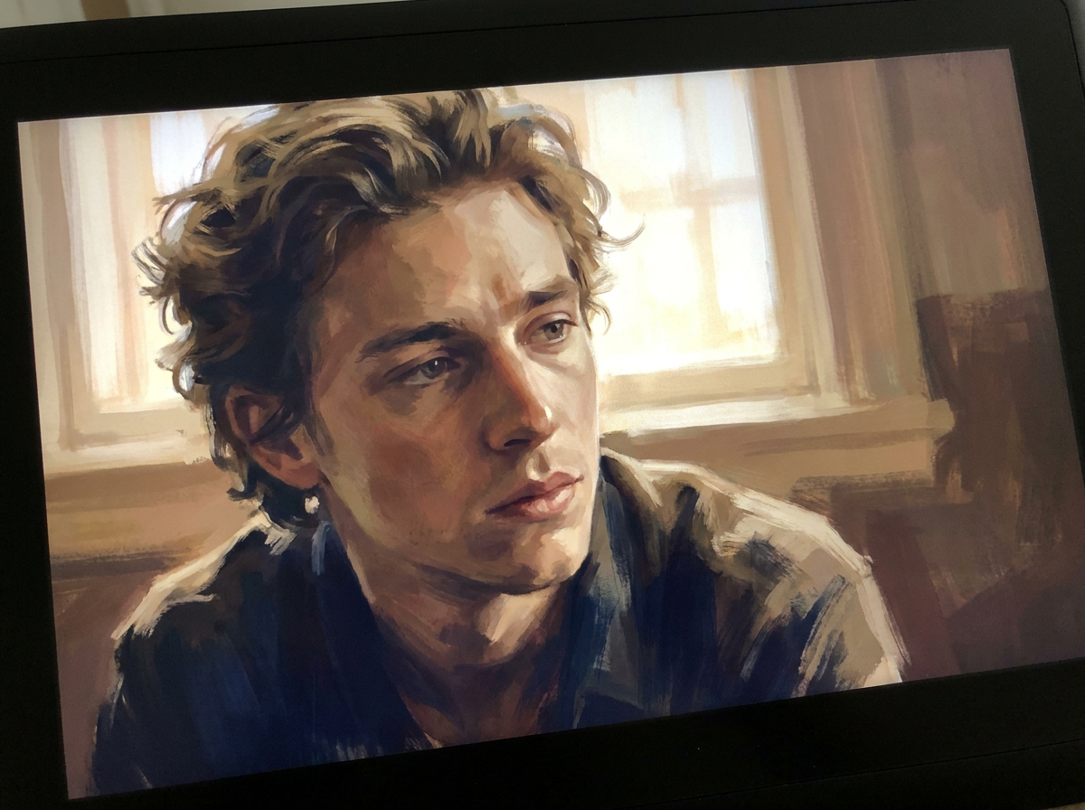 Portrait illustration sample