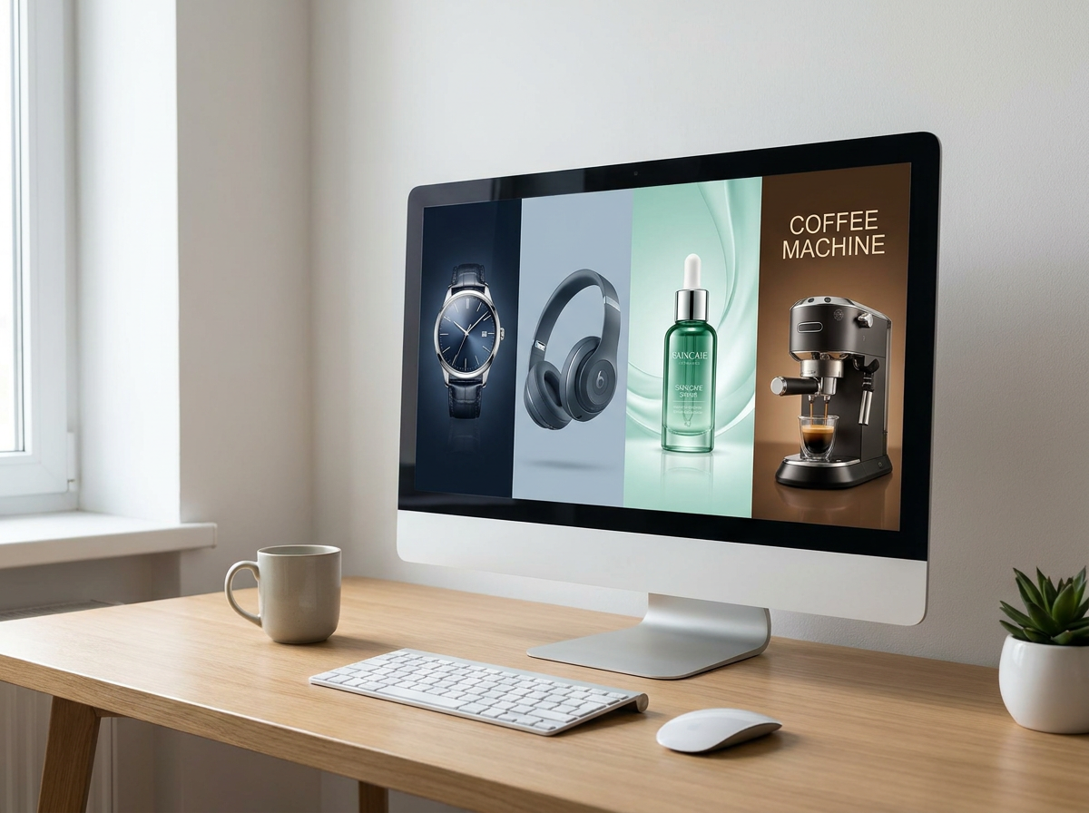 Generated ad image set