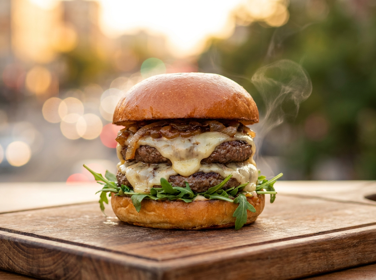 Food ad frame