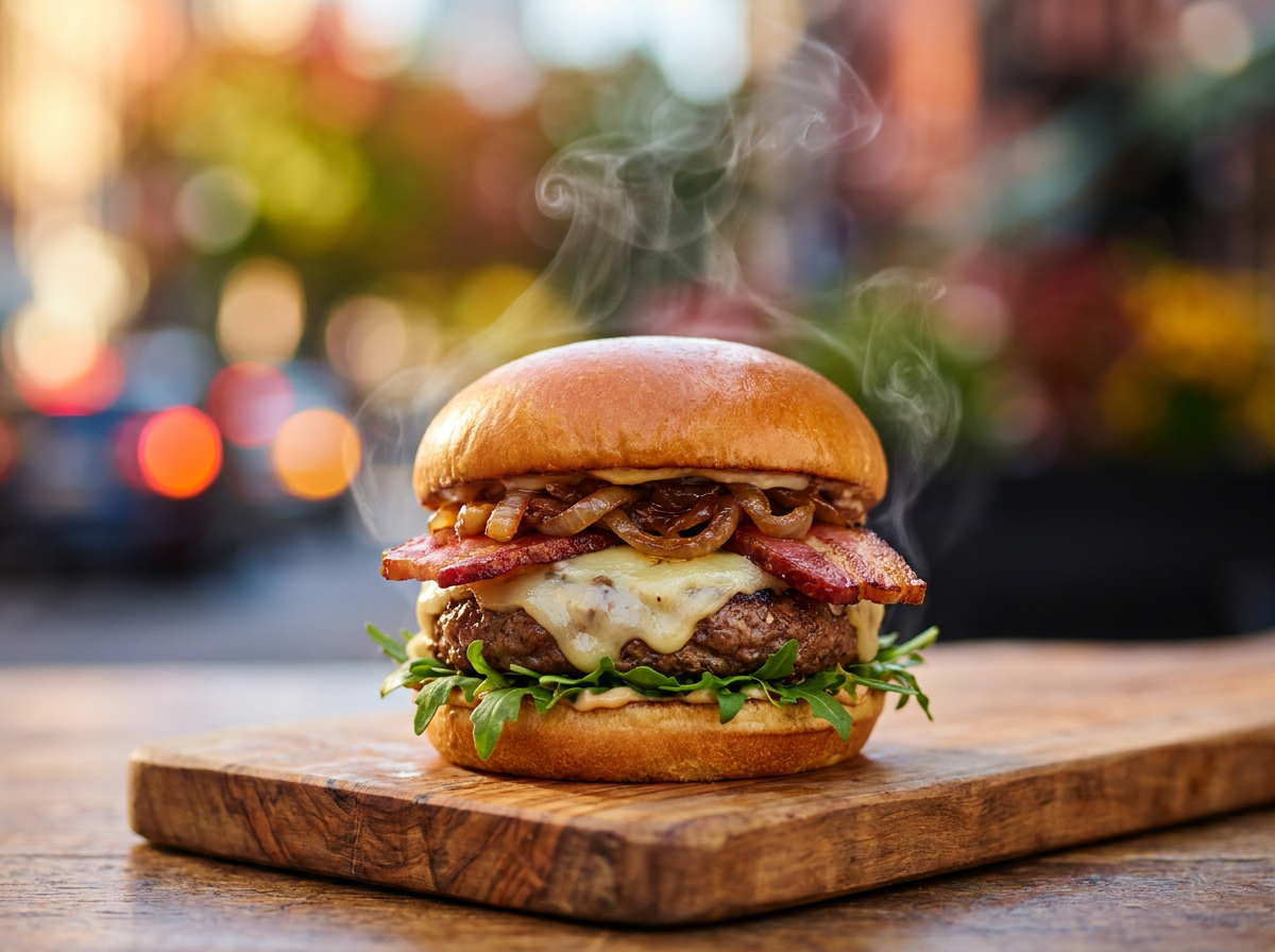 Food ad frame
