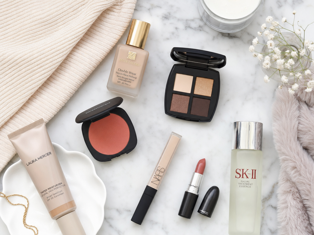 Product flat lay for e-commerce