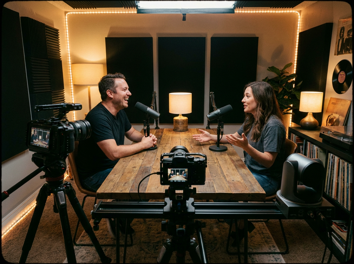 Podcasters Turning Audio Into Video
