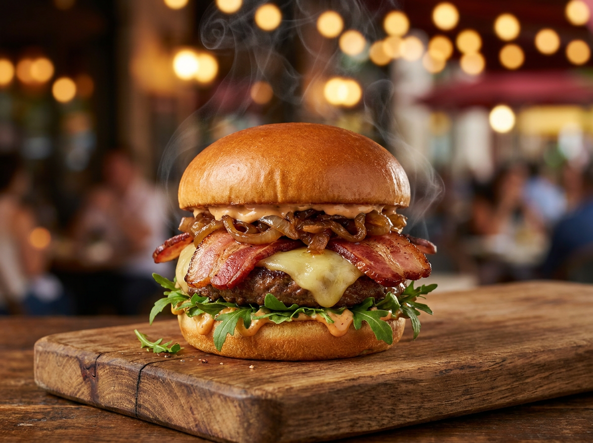 Food ad frame
